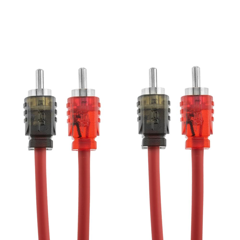 Level 2 RCA 100% Copper OFC 12 Feet - RED