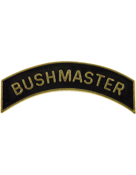 ROTC Metal Arc Tab BUSHMASTER