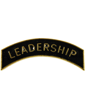 ROTC Metal Arc Tab LEADERSHIP