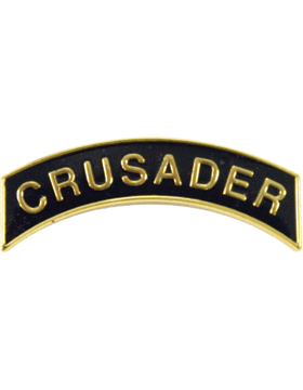 ROTC Metal Arc Tab CRUSADER