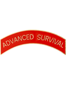 ROTC Metal Arc Tab ADVANCED SURVIVAL