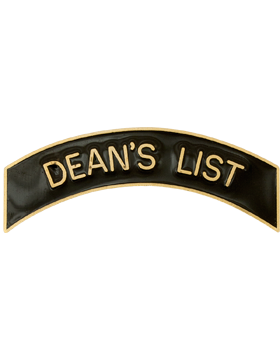 ROTC Metal Arc Tab DEAN'S LIST