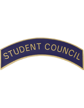 ROTC Metal Arc Tab STUDENT COUNCIL