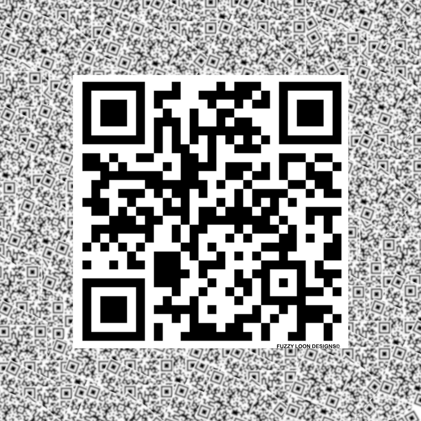 QR Code Joke Sticker