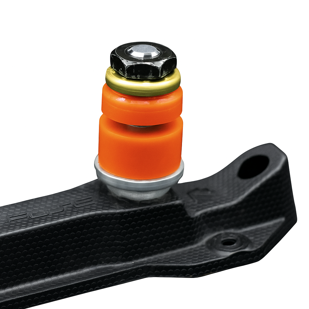 RipTide Reactor Series Cushions Step Cone/Barrel Krank 84a Hard - Orange (8 Pack)