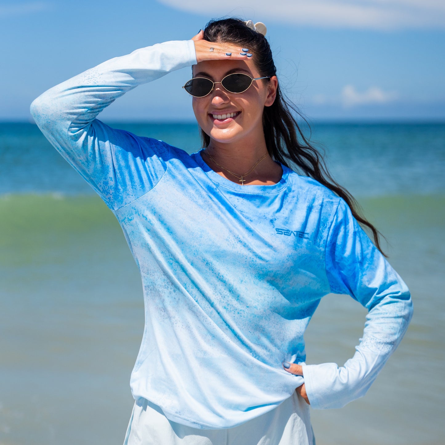 WOMEN'S SPORT TEC | BLUE MAHI | CREW