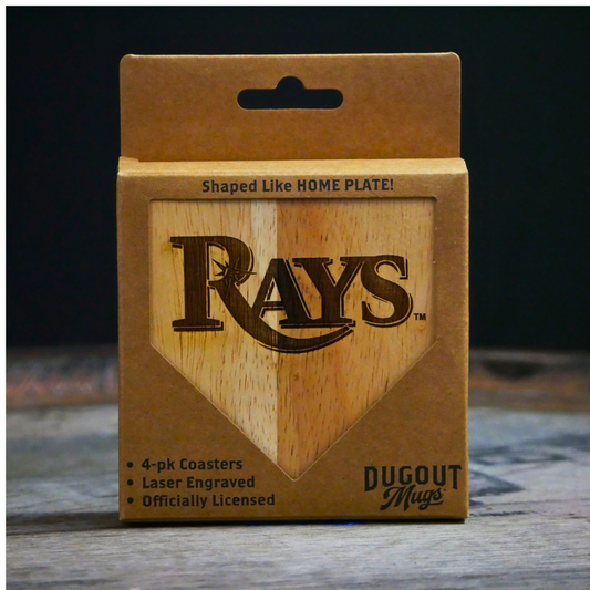Tampa Bay Rays Dugout Mug® | Wood Coaster