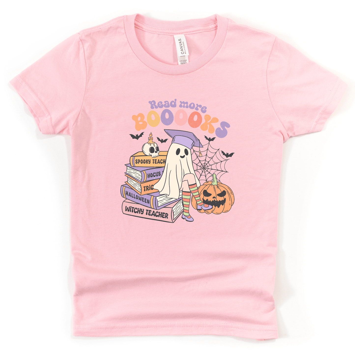 Read More Booooks Halloween Kids T-Shirt