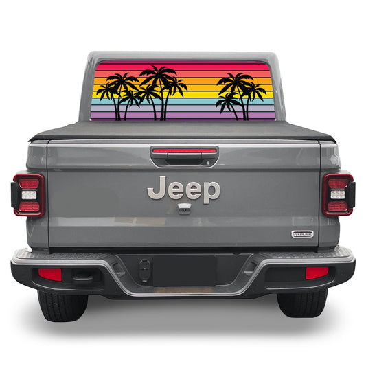 Palm Trees Rear Window Decal