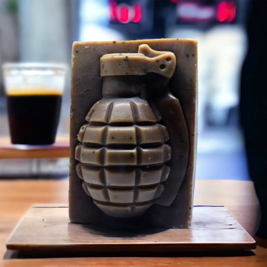 Reveille Natural Coffee Grenade Soap