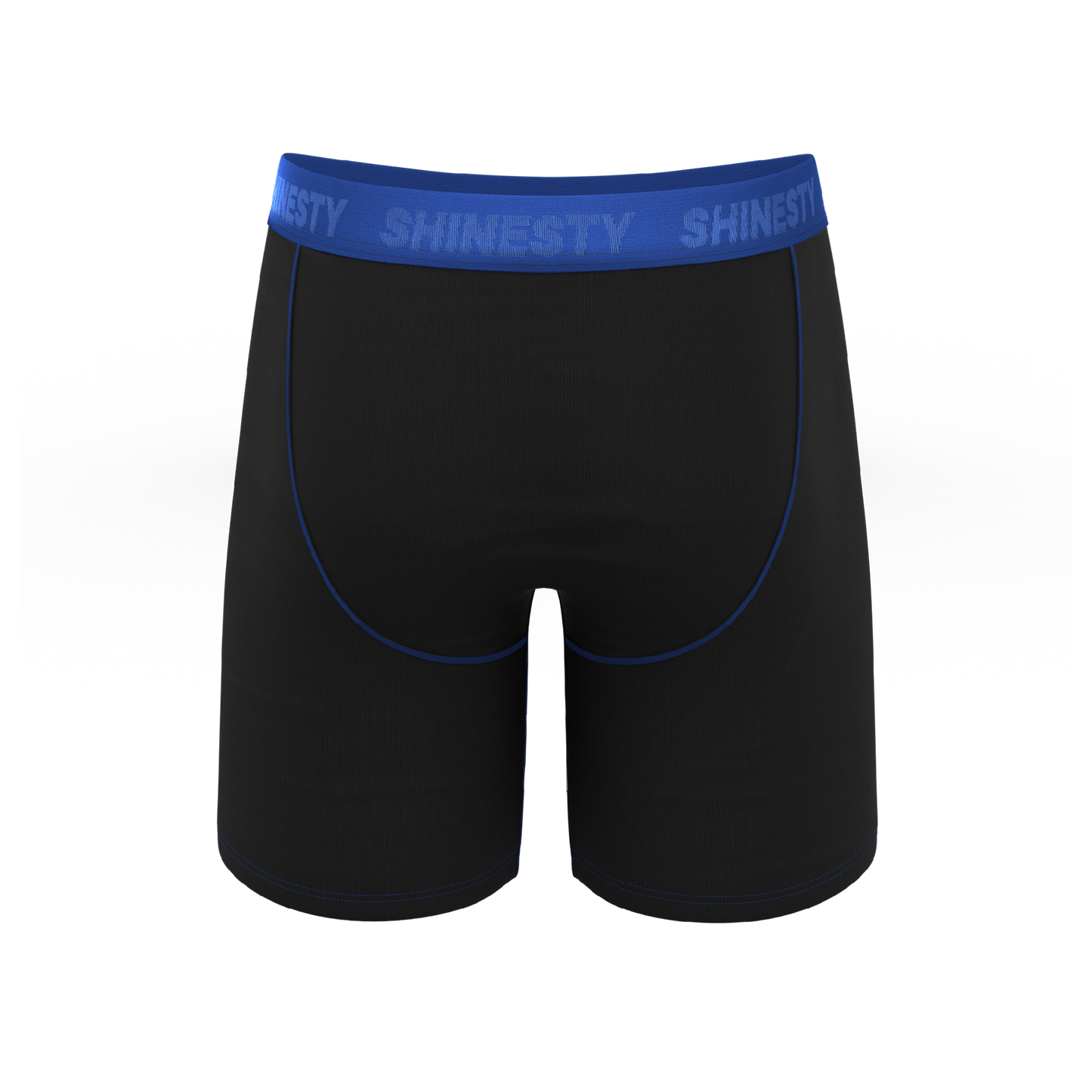 The Rhythm & Blues | Black and Blue Long Leg Ball Hammock® Pouch Underwear With Fly