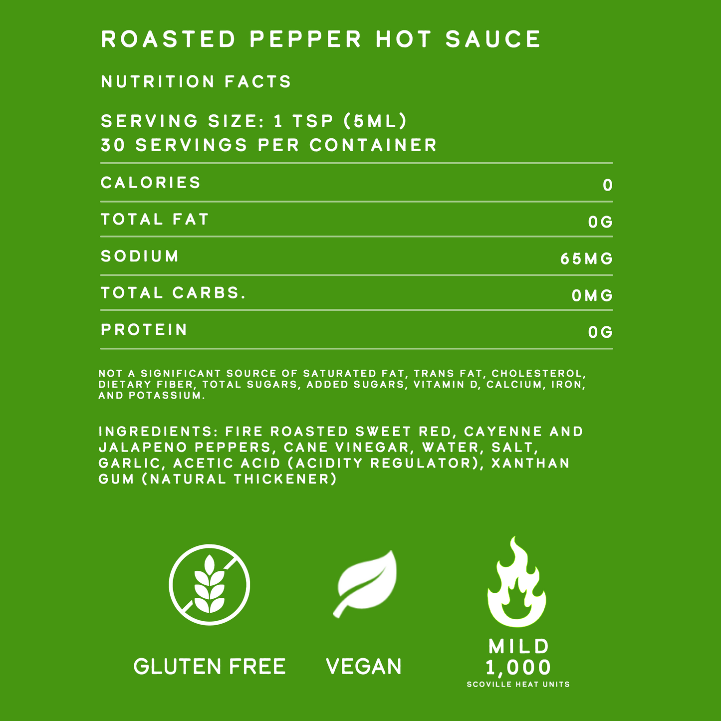 Roasted Cayenne & Jalapeño Pepper Sauce (6 pk Case)