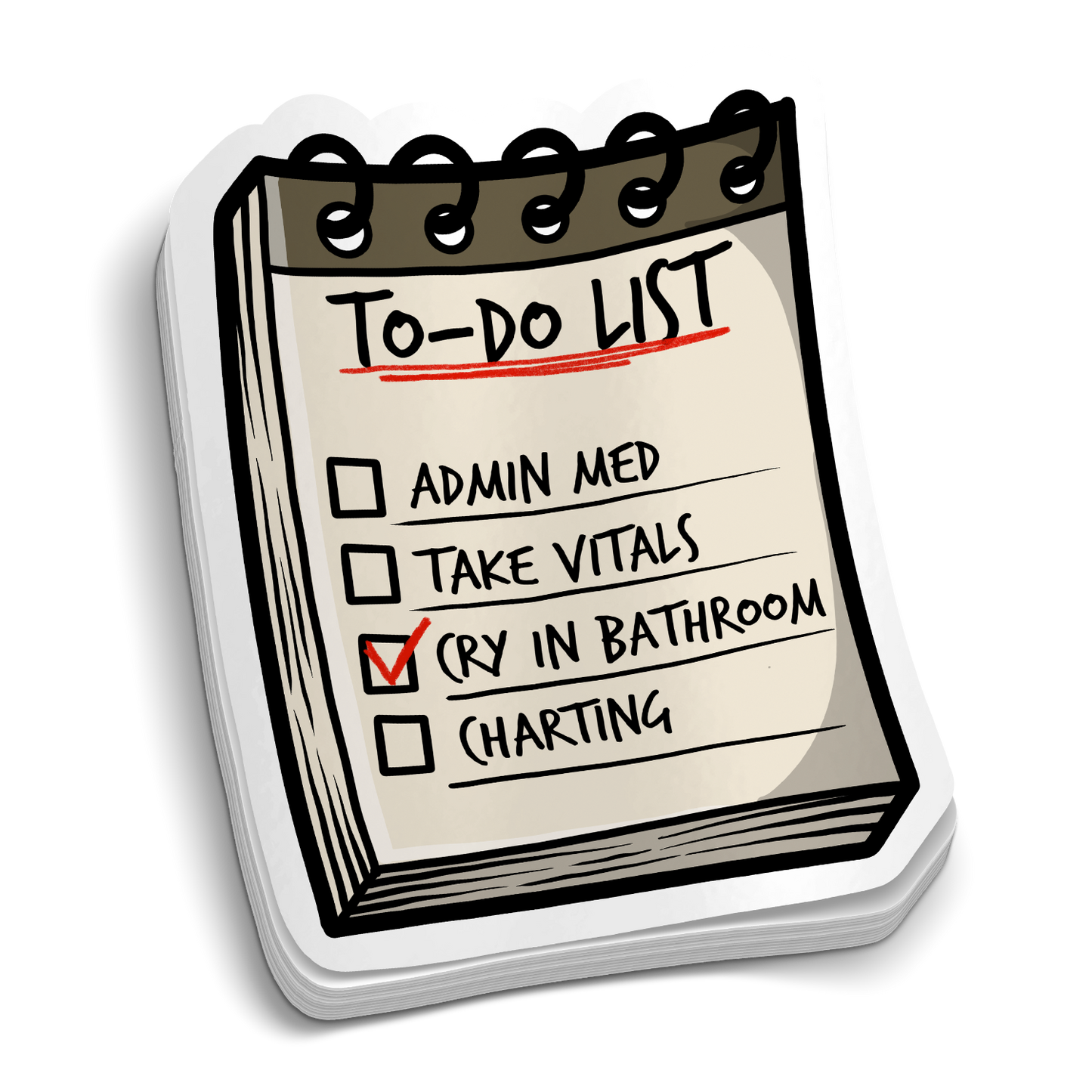 Today's ToDo List Sticker