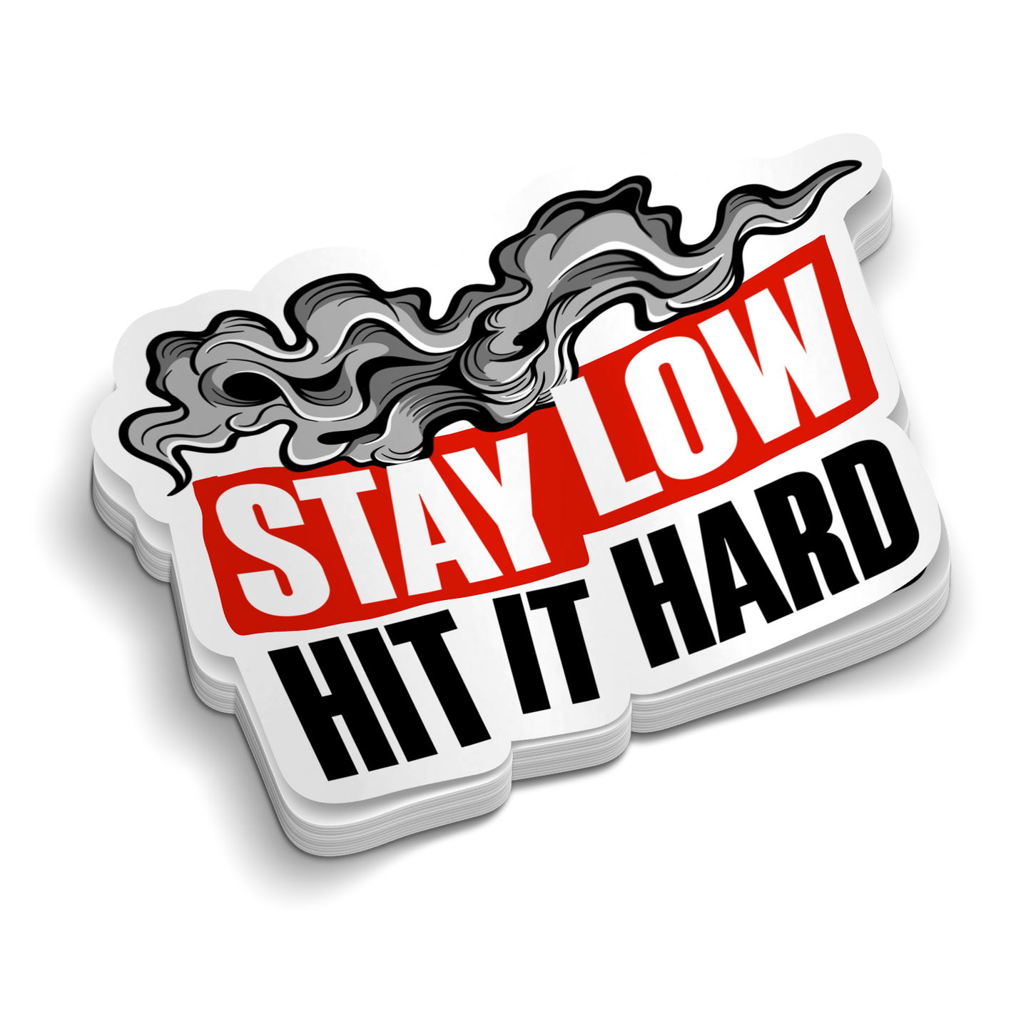Stay Low | Firefighter Stickers
