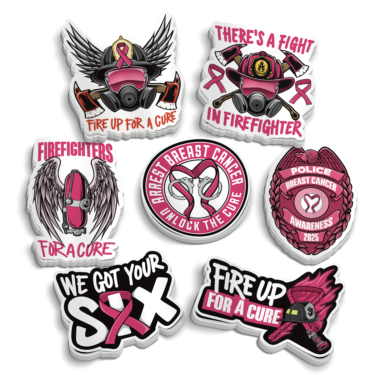 Breast Cancer Awareness Sticker Pack