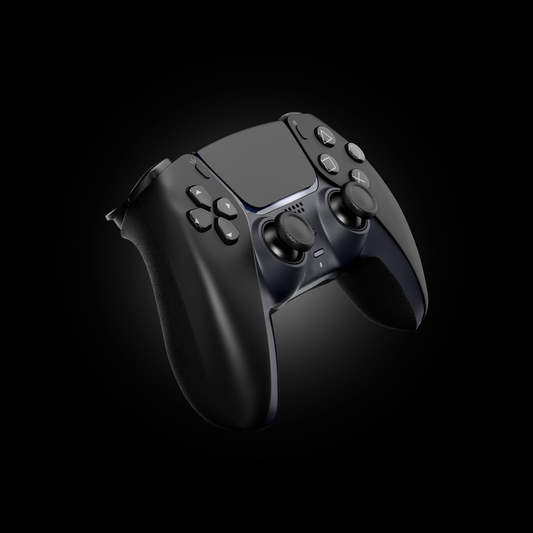 MODDEDZONE MIDNIGHT BLACK PS5 CUSTOM MODDED CONTROLLER