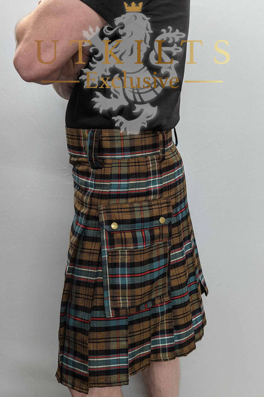 Utility Kilt – GlenLoch, Scottish National Weathered