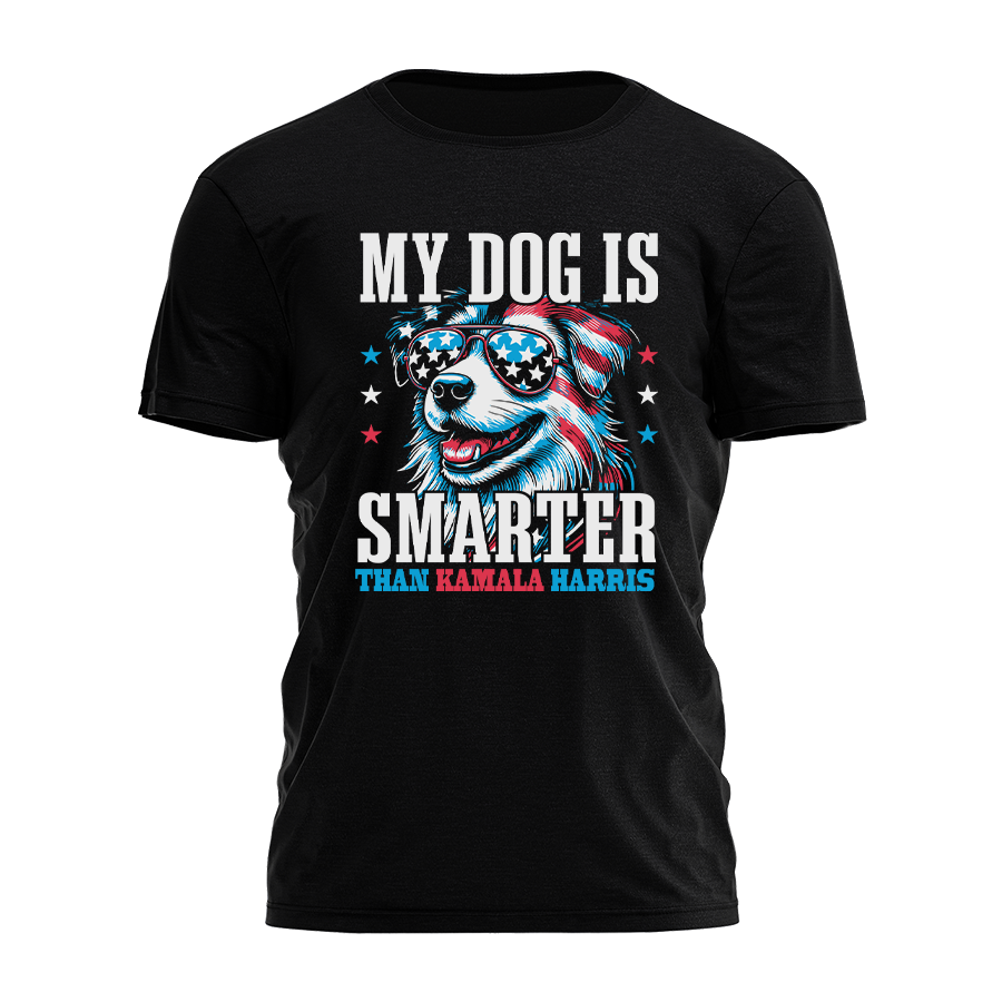 My Dog Is Smarter Than Kamala Harris Tee - 2835