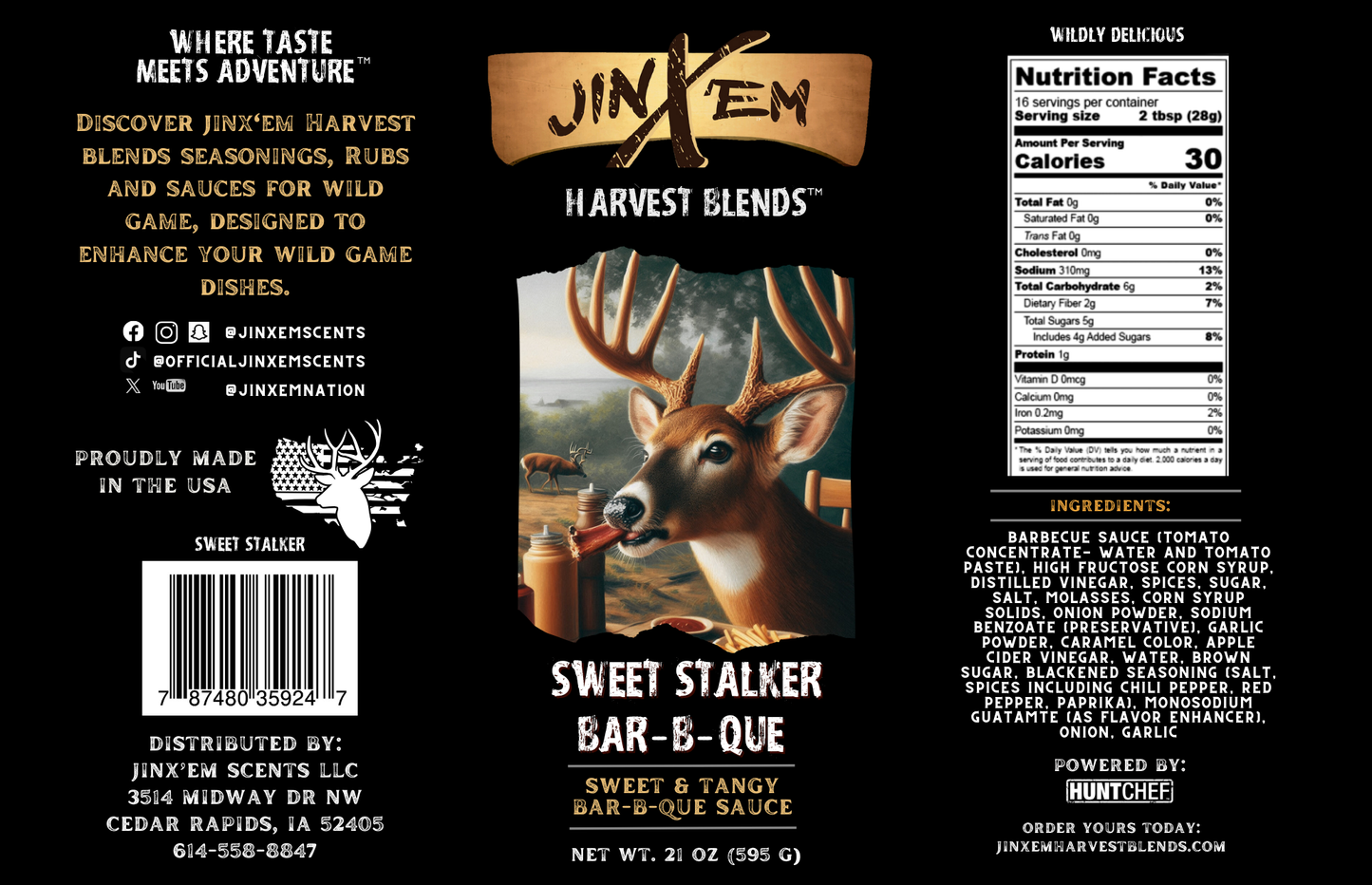 Sweet Stalker - Sweet & Tangy BBQ Sauce