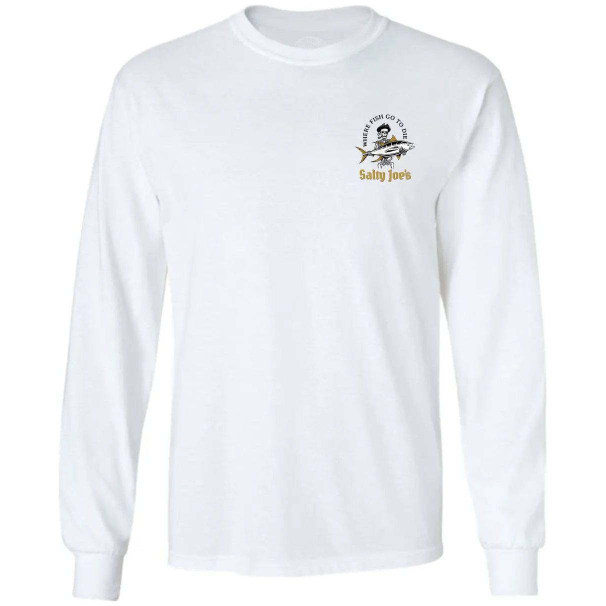 Salty Joe's Ol' Angler Fishing Long Sleeve T Shirt