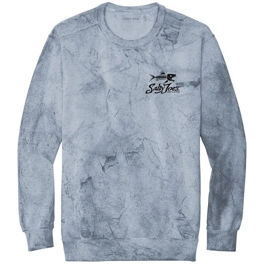Salty Joe's Skeleton Fish Pigment-Dyed Sweatshirt