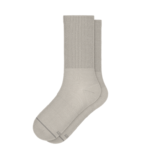 The Sandstorm | Plain Tan Heel Hammock™ Crew Socks