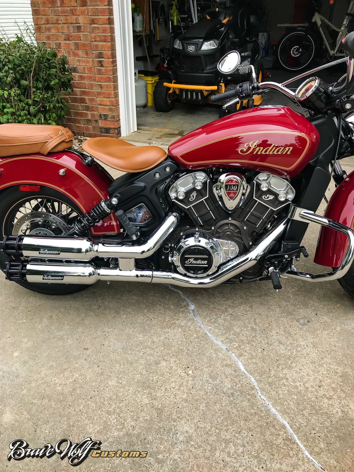 Indian Scout Mid-Frame Insert - Coast Guard