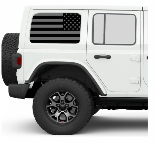 Black Out Side Windows Printed Vinyl Decal