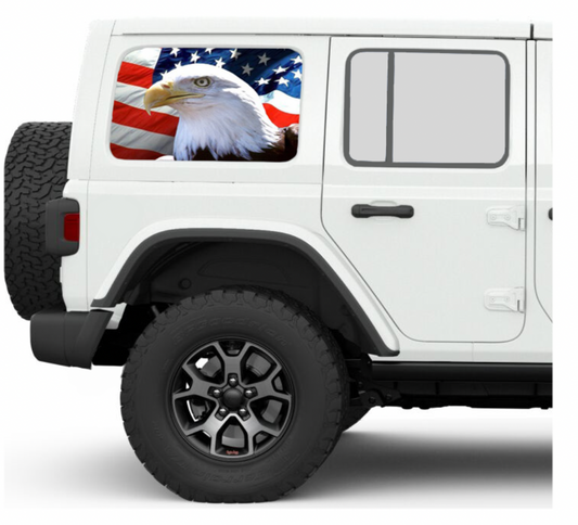 Soaring High Side Windows Printed Vinyl Decal