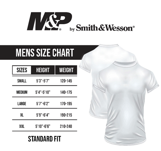 M&P® by Smith & Wesson® Long Sleeve Logo Tee Shirt in Black