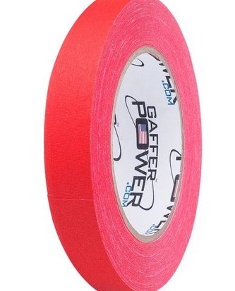 Gaffer Tape, 2 Inch x 30 Yards - Red