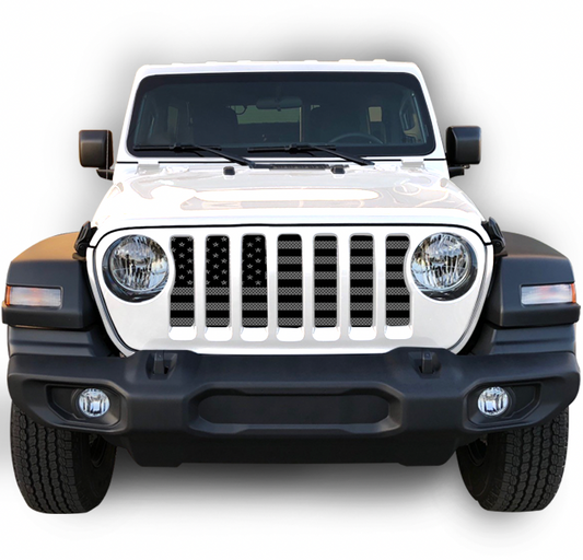 Black Out Collection American Flag Grille Inserts
