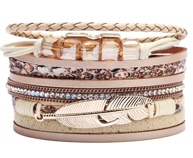 DUNDEE - Leather Accent Bracelet