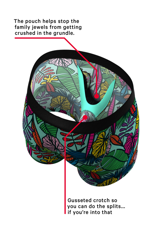 The Sex On The Beach | Tropical Ball Hammock® Pouch Underwear With Fly