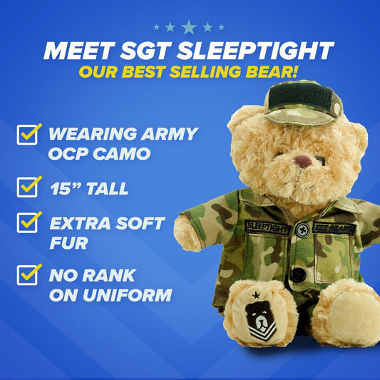 Sgt. Sleeptight - Army Teddy Bear