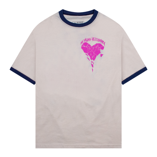Sharp Edges T-Shirt Vintage White/Blue