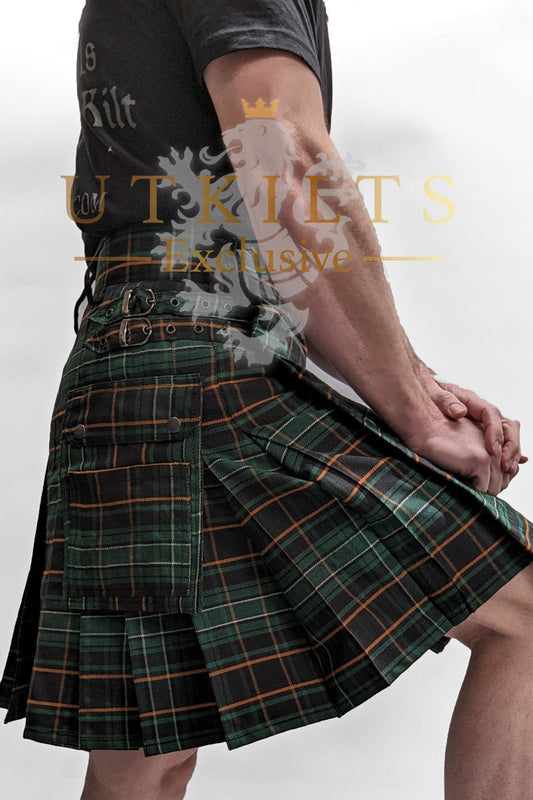 Utility Kilt – GlenLoch, Irish Black