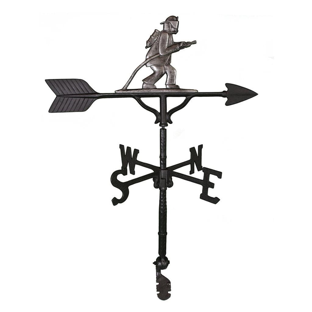 Fireman 32" Weathervane | Patriot Forged in the USA