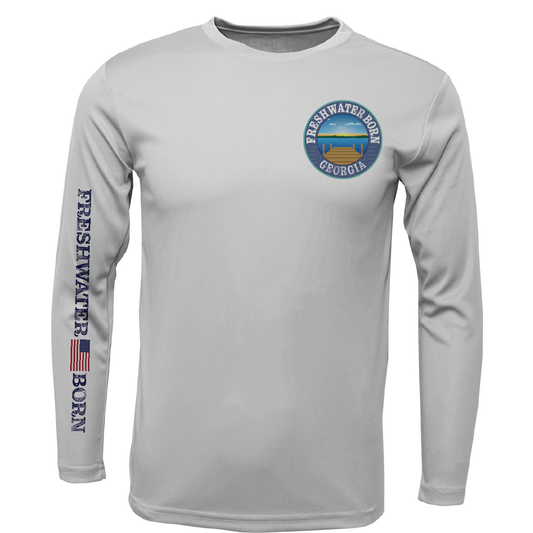 Georgia Freshwater Born "All For Rum and Rum For All" Men's Long Sleeve UPF 50+ Dry-Fit Shirt