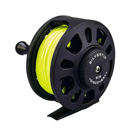 Silvertip Discovery 5/6 Fly Reel – Pre-Spooled Beginner Reel