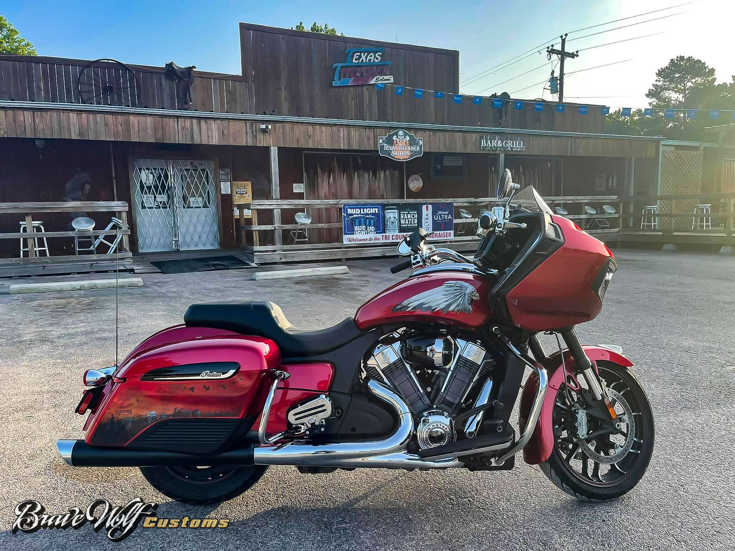 TAB Performance Zombie Saddlebag Decals for Challenger/Pursuit (Red)