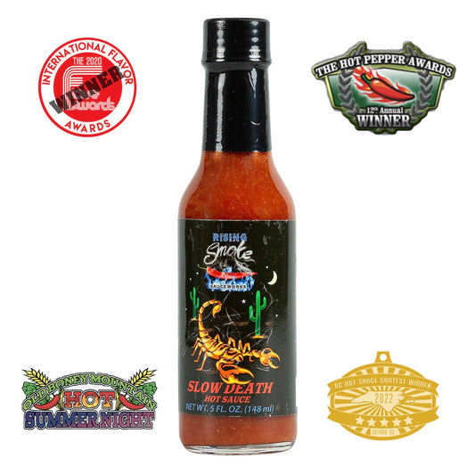 Slow Death - Trinidad Scorpion Hot Sauce (XXX Hot)