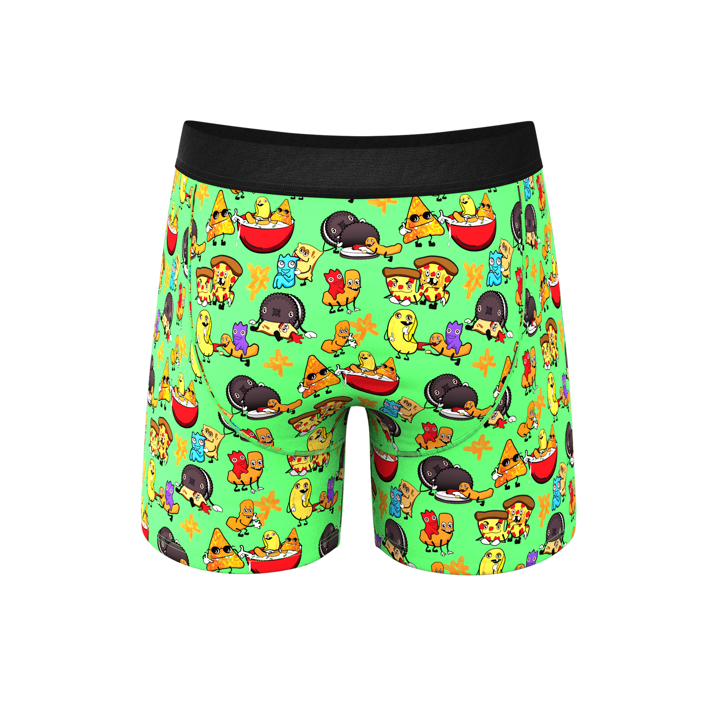 The Snackhanalia | Junk Food Ball Hammock® Pouch Underwear With Fly