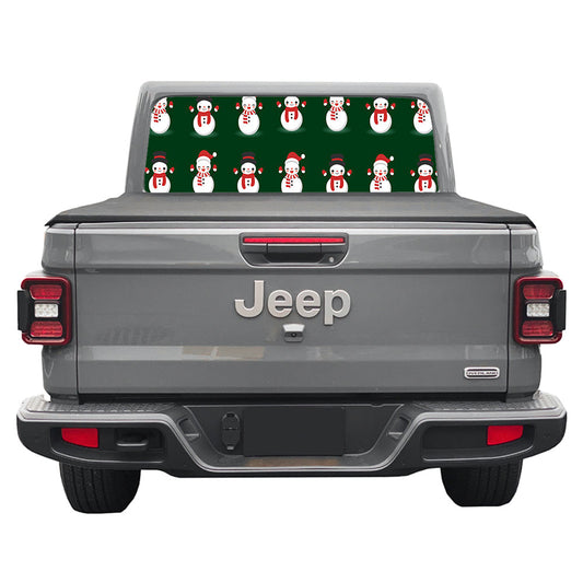 Snowmen Rear Window Decal