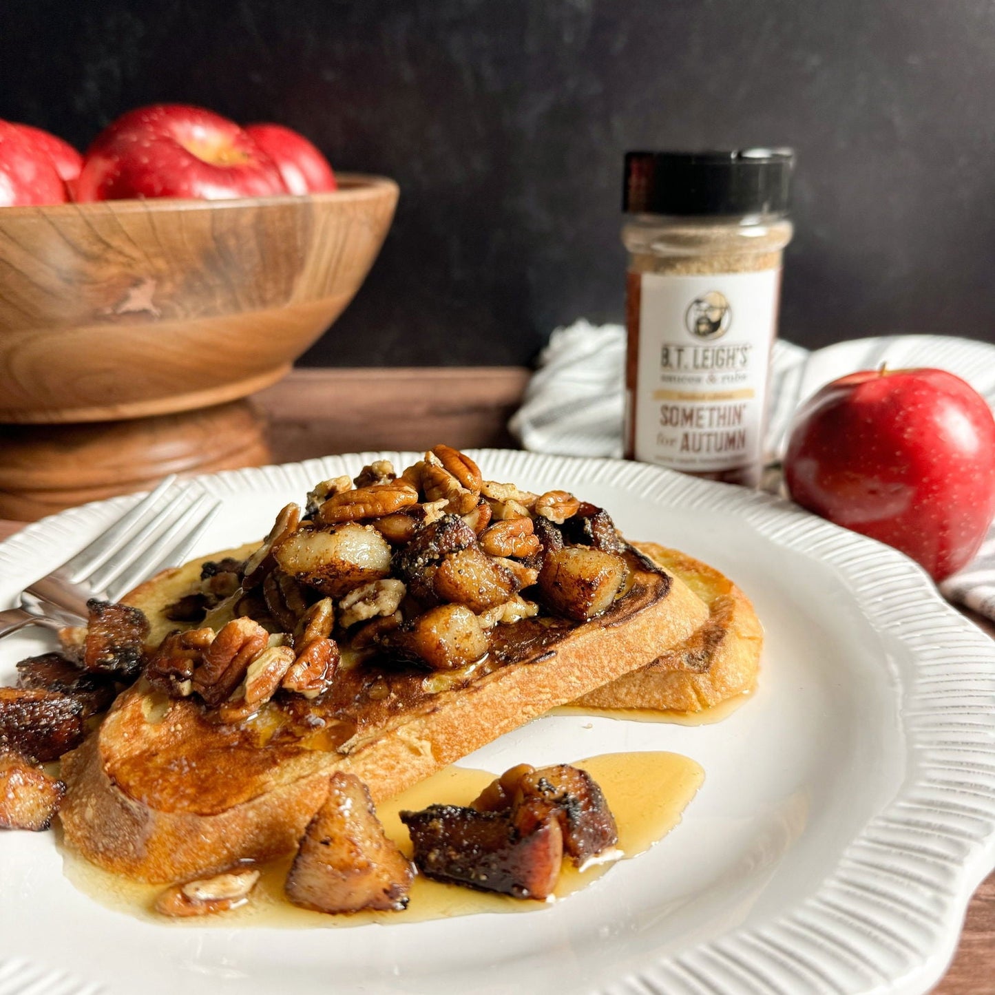 Somethin' For Autumn - Warm Apple Bourbon Spice Blend - 5 oz Bottle