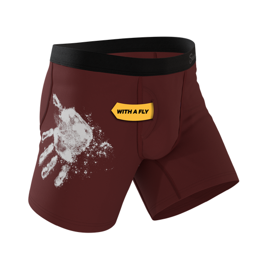 The Sous Chef | Flour Hand Print Ball Hammock® Pouch Underwear With Fly