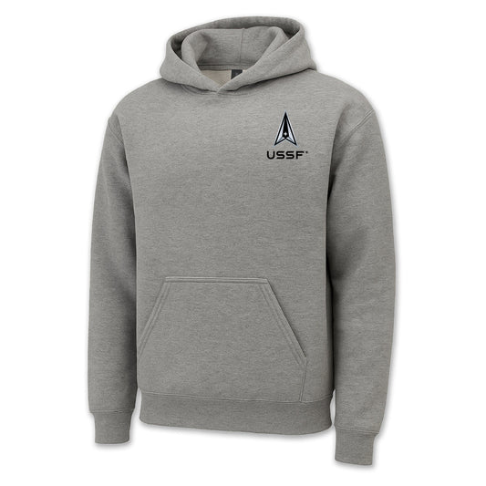Space Force Left Chest Logo Hood