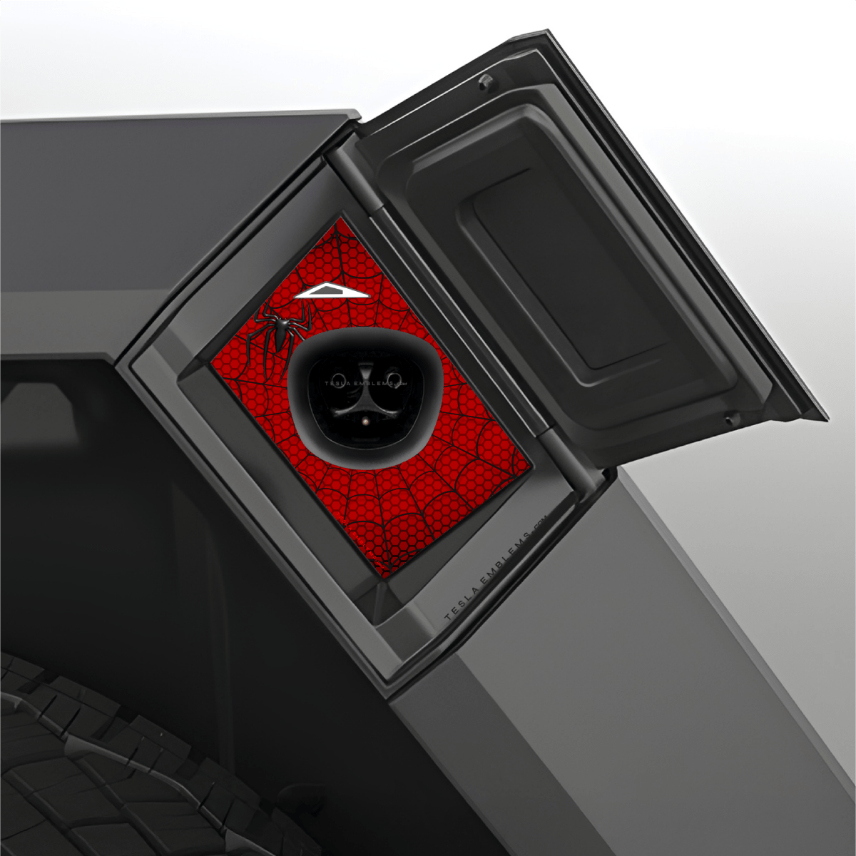 Spider-Man Tesla Charge Port Wrap | Cybertruck
