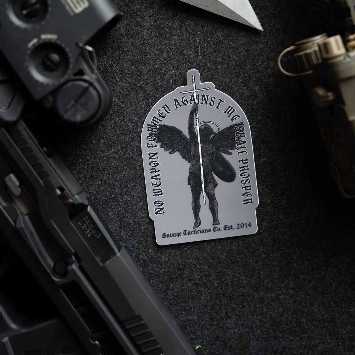 No Weapon Sticker