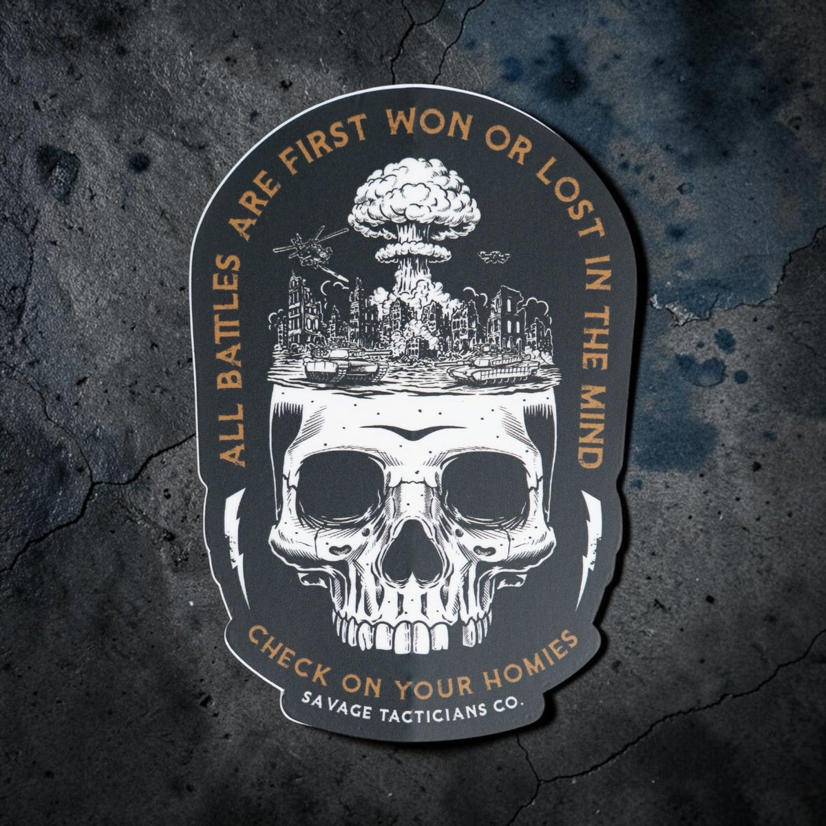 Silent Battles Sticker